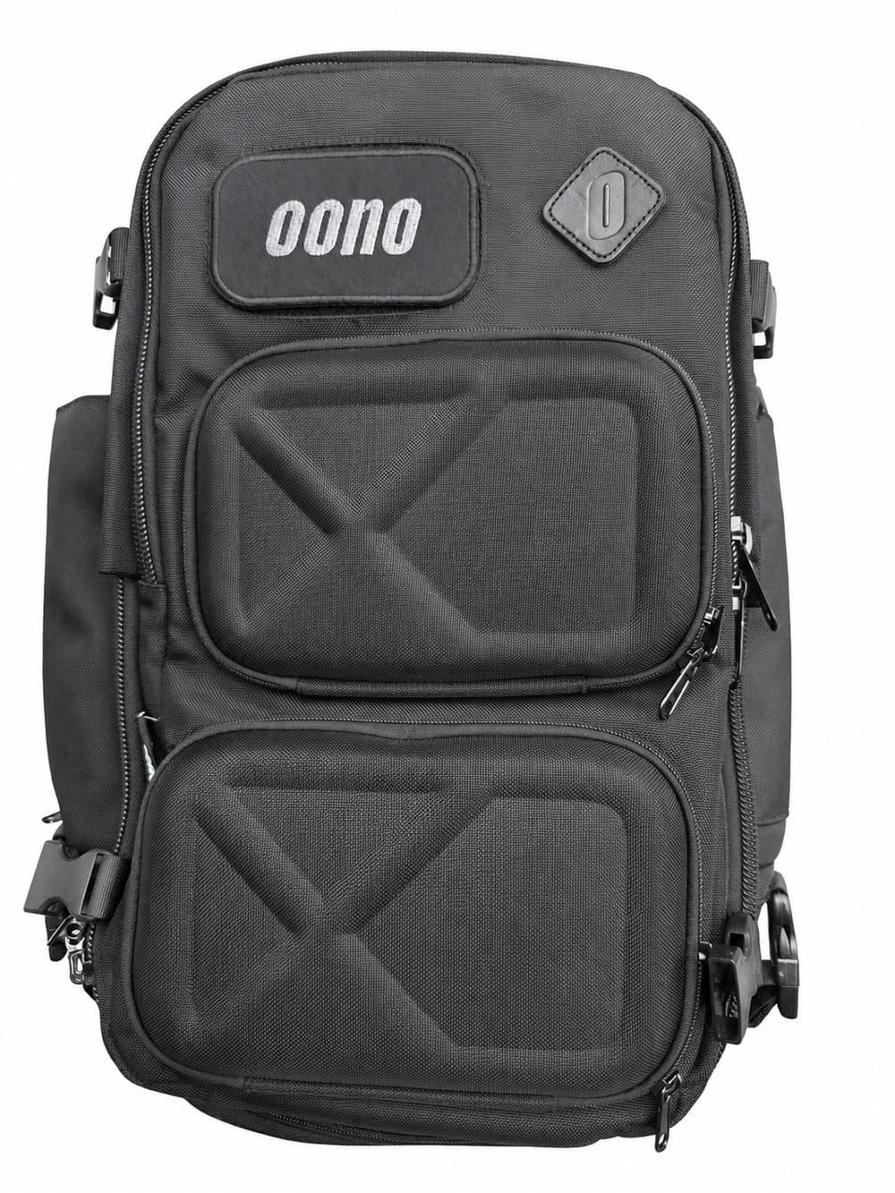 Black Men's Everyday Backpack - Durable Multi-Compartment Carry